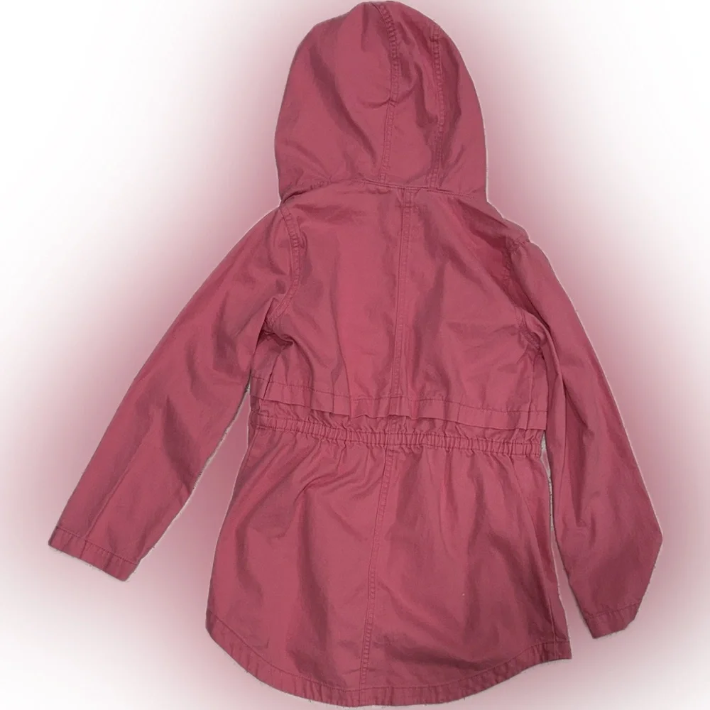 Old Navy Girls XL Pink Utility Jacket with Hood 🩷